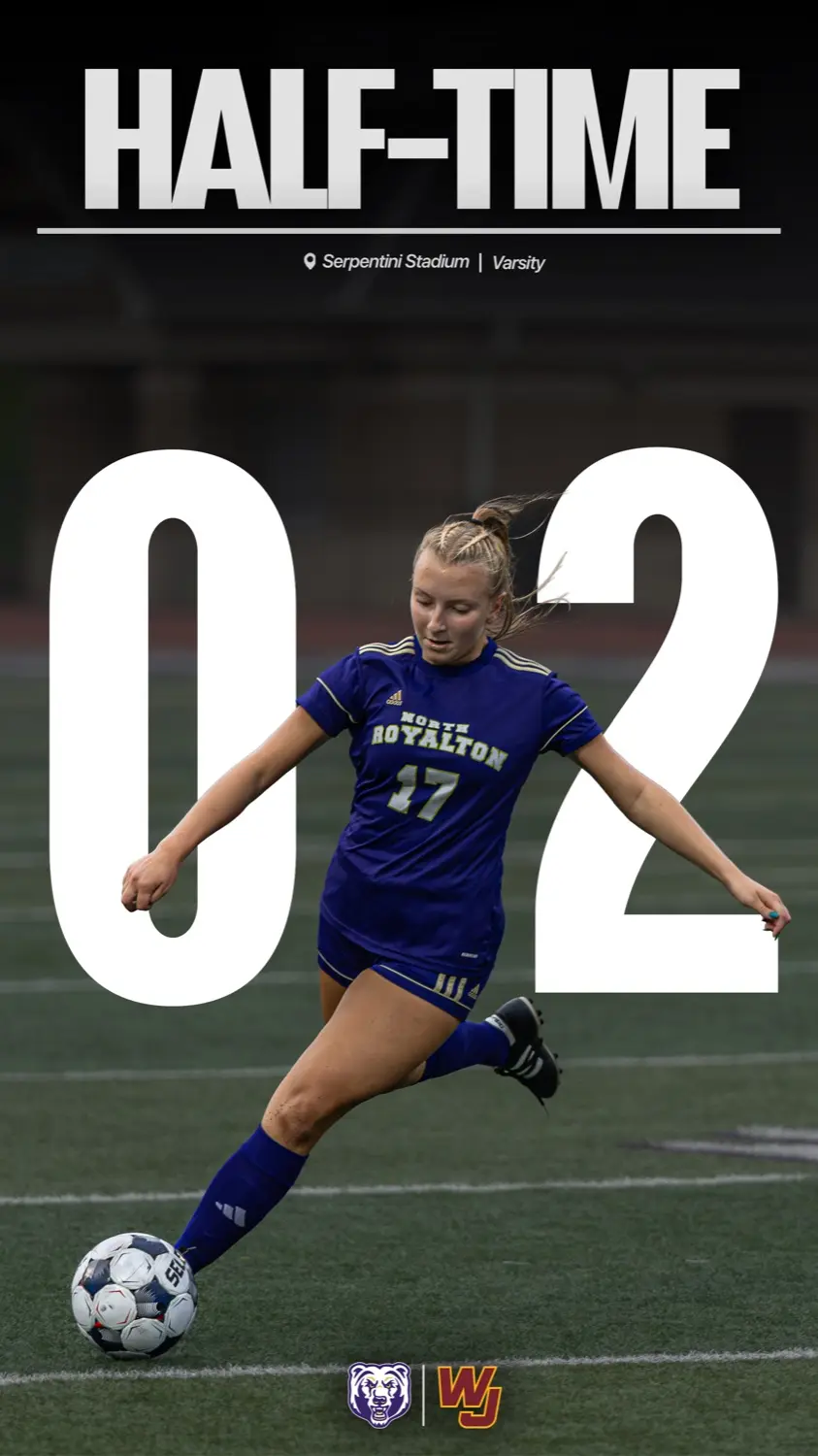 Halftime Boys Soccer graphic by Visuals by Noah
